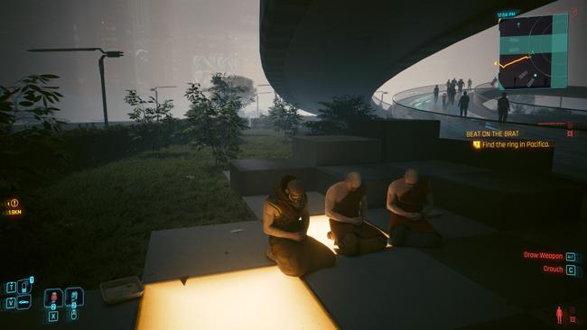 Look out for these kneeling monks; Rebecca's gun isn't far away from them.