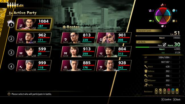 There's a wide range of party members who unlock throughout Infinite Wealth - but what is the best party setup and team for battle?