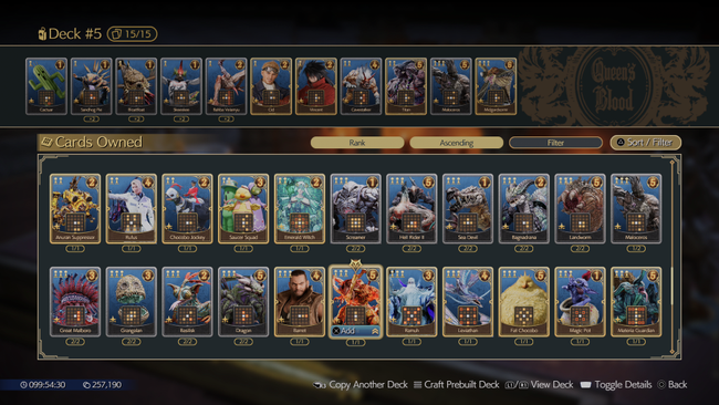 Unlocking all of the Queen's Blood cards in FF7 Rebirth is a big task - but this guide will help you to know exactly where to nab each one.