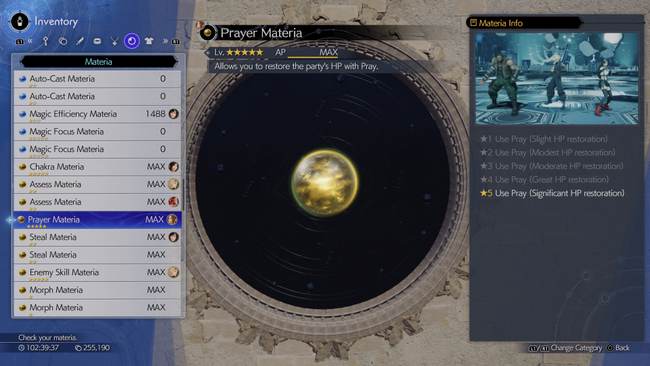 Command Materia gives you all-new moves to try out in combat.