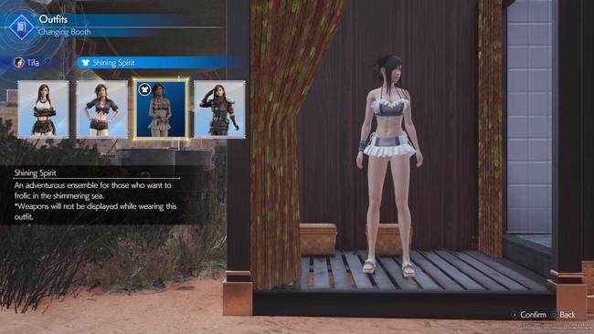 Tifa's second beach outfit in FF7 Rebirth.