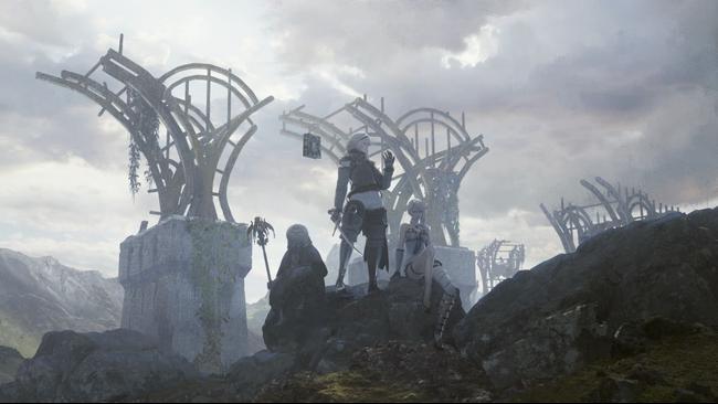 The cast of Nier Replicant, whose fates can differ across the game's five different endings.