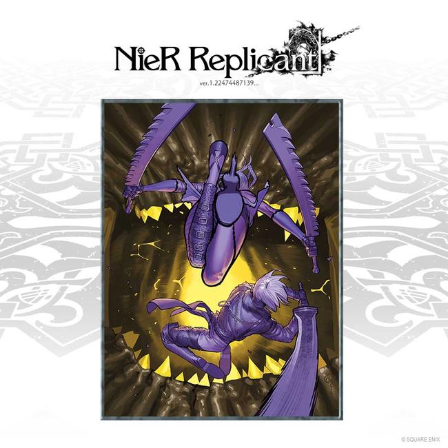 NieRReplicantv122_BeautyShot_Card_1080x1080_Lorenzo_De_Felici_Into_The_Battle!.jpg